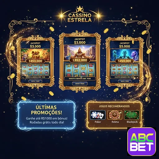 Promoções do cassino Estrela no site abcbet, oferecendo diversas oportunidades para jogadores.