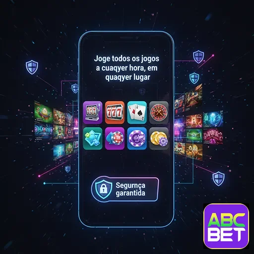 Imagem ilustrativa sobre segurança em jogos mobile da abcbet.