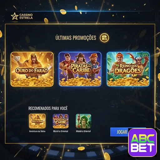 Últimas promoções em jogos da abcbet, oferecendo diversas oportunidades para os apostadores.